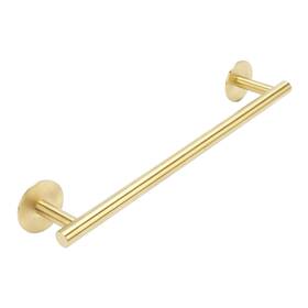 Acglbauric A2000s40bg 16 Inch #304 Stainless Steel Brushed Gold Towel Bar - Adhesive Kitchen Hand T
