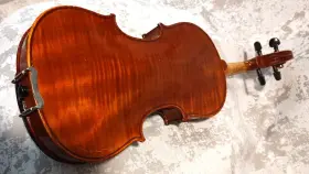 Va-1000 Black Mountain Strings 13 Inch Viola Gorgeous Flamed Maple Spruce Top Case And Bow