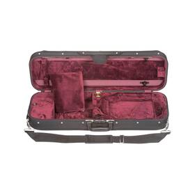 Bobelock 1002s/1bw 1002s Oblong 4/4 Violin Case With Wine Velour Interior