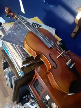 1403 Bucharest Barely Used Klaus Mueller Viola 16 1/2 Inch Bow And Case Included