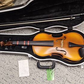 Bucharest H20018148 15.5 Inch Acoustic Viola Brown Case Bow Chinrest