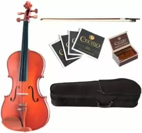 13cva-400 Cecilio Cva-400 Solid Hand-carved Spruce Top Solidwood Viola 13-inch - Natural