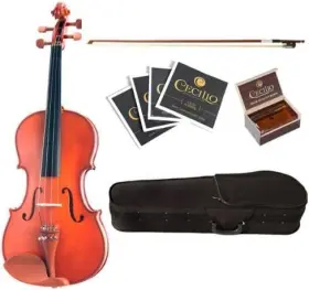 16cva-400 Cecilio Cva-400 Flamed Maple Back And Sides Solidwood Viola 16-inch - Natural