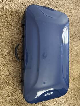 Crossrock 810048599738 With Tsa Lock 15 16.5ftft Viola One 4/4 Full-size Violin-blue
