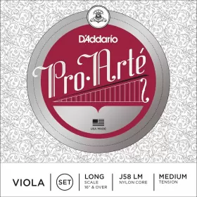 Daddario 019954168056 Pro-arte Viola String Set Medium