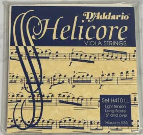 H410-ll Daddario Dftaddario Helicore Viola Strings H410 Ll Light Tension Long Scale 16 G4