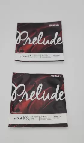 J911-sm Daddario Dftaddario J911 Sm Prelude Viola String A La Short Scale 2pk New