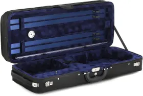 Ca1914lt15 Eastman Ca1914-lite Lightweight Oblong Viola Case - 15-inch Blue Interior