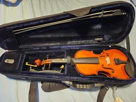 Kpaf061-438 Franz Hoffmann Viola 13 Inch With Case Neck Rest And Bow Glasser Bronx