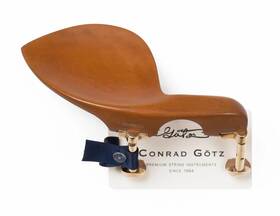 GÖ Tz Zk1597g Conrad Zk-1597g Guarneri Chinrest For Violin 4/4 Boxwood With Premi