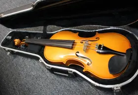 Va20e3 Glaesel 16 Inch Viola With Hardcase And Bow Set Up Cleaned Tested