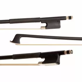 Glasser 813605010493 Standard Fiberglass Viola Bow For 13 Inch -14 Black