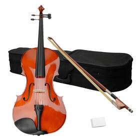Guangshuohui 734730988269 Acoustic Viola Case Bow Rosin Musical Instrument Set Varnish Solid Wood