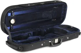 Howard Core 843608001228 Cc398 Economy Model Oblong Violin Case - Black 3/4 Size