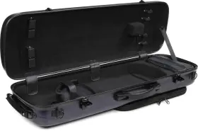 Cc450-1-bu Howard Core Cc450 Oblong Scratch-resistant Violin Case - Blue 4/4 Size
