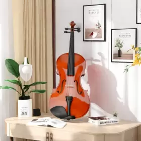 Jt-58481077 Jutrend 16ftft Natural Acoustic Viola With Case Bow And Rosin Beginner Alto Violin