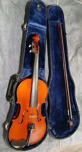 2656 Knilling Nice 1988 Instr Bucharest Violin #2656 New Strings And Polish Romania 4/4