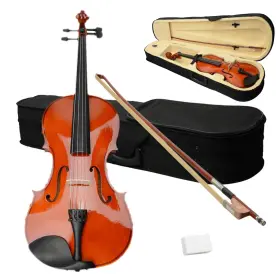 Kxavio1435 Ktaxon 16-inch Wooden Acoustic Viola Set For Adults And Beginners Students Solid Ha