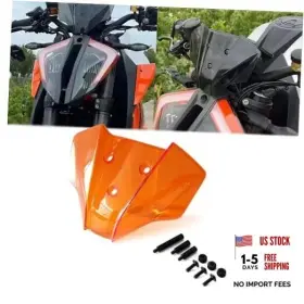 Duke250 Mosenetj535 718231916891 For 2025 Duke390 250 Motorcycle Windshield Orange Color