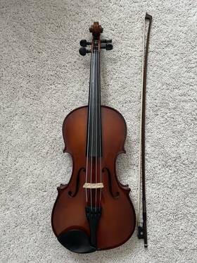 Scherl & Roth D017317 And Viola 16 Inch Outfit With Bow Brand New Case Rosin Digital Tuner