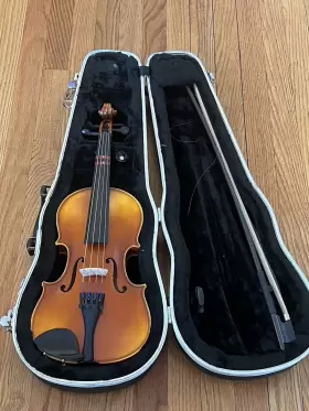 Ma-85-12 Strobel Ma-85 Student Series 12 Inch Viola Glasser Ny Bow Amazing Condition