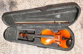 Tonarelli Va-100 Viola 15.5 Inch Body Model With Bow Case And Rosins Adjusted