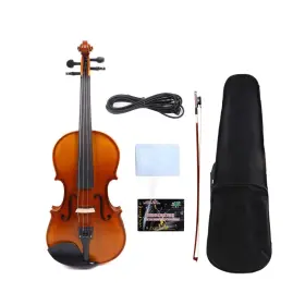 Vetimobato 918984960606 4 String Acoustic Electric Viola 16 Inch Maple Spruce Handmade Ebony Fittings