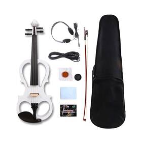 Vetimobato El5-4m 16 Inch Electric Viola - Practice Silent Solidwood Walnut With Maple Ne