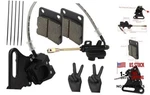 Rear Brake Assembly Master Hydraulic Cylinder Caliper And Pad Compatible New. Price: $40.99.