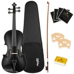 Viola 16 Inch Solid Wood Hand Carved Acoustic Kit Hard Case Bow Black Mendini New. Price: $259.99.