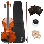 Viola 15 Inch Solid Wood Beginner Kit Hard Case Bow Rosin Natural Varnish Hand New. Price: $259.99.