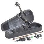 Stagg 4/4 S-shape Electric Viola With Soft Case And Headphones Eva Bk Black New. Price: $369.99.