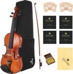 Cecilio Solid Acoustic Viola With Brazilwood Bow, Satin Antique - Size 12" Used. Price: $42.99.