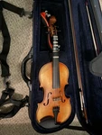 Z Strad Violin Model 101 Handmade With Case, Bows, Shoulder Rest Used. Price: $250.00.