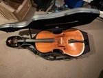 Otto Benjamin MC500 2016 Full Sized Cello With J.w. Eastman Case, Bow, And Puck Used. Price: $1900.00.