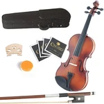 Mendini 15" MA250 Solid Wood Viola W/ Case, Bow, Rosin, Bridge, Natural Varnish Used. Price: $57.99.