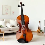 16" Full Size Beginner Acoustic Viola Set - Antique Student Case Bow Rosin New. Price: $69.59.