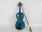Mendini By Cecilio Blue Student Violin Cremona SV-75BU W/ Case & Bow Used. Price: $80.00.