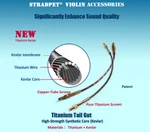 Stradpet Tailgut Titanium-sound Enhancement-bling-upgrade Viola-pure Tone New. Price: $18.99.