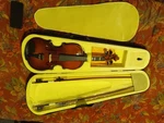 4/4 Acoustic Violin Brown Varnish Wood Chinrest W/ Case & 2 Bows Cecilio CVN-300 Open. Price: $70.99.
