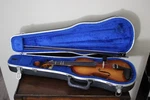 Erich Pfretzschner 3/4 Violin Model Stradivarius Replica 1990 W/ Case And Bow Used. Price: $100.00.